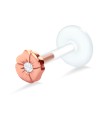 Flower Shaped Labrets Push-in LA-1305